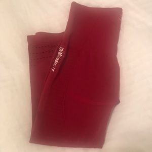 Gymshark OG energy Seamless crop in beet small